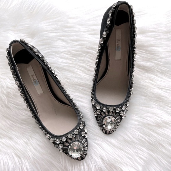 Boden Jeweled Embellished Pumps in Black - Picture 1 of 8